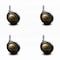 Service Caster 3 Inch Antique Soft Tread Ball Caster - 7/16 Inch Grip Ring Stem, 4PK SCC-GR01S30-DCR-WA-71678-4 - alternate 1